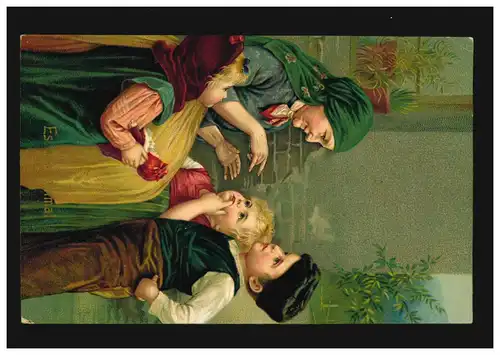 Carte de vue Enfants La conte de fées: Il était une fois ..., DARMSTADT 28.4.14