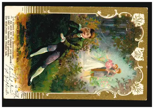 Carte d'amour: Je sais un cœur pour lequel je prie, ARNSDORF 2.5.1903