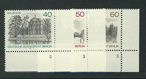 578-580 Berlin-Ansichten 1978, FN3 Satz **