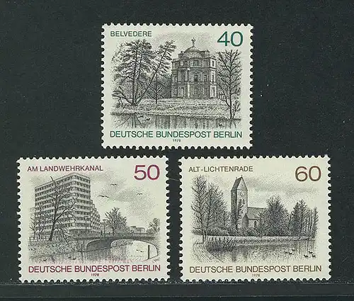 578-580 Berlin-Ansichten 1978, Satz **