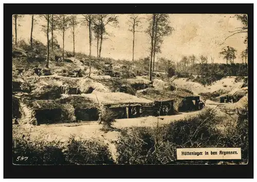 AK camps sidérurgiques dans les Argonnes, BS 12. Comp. R.I.R. 441, Feldpost 243 - 6.11.16