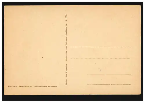 AK Krieg 1914/1918 Kriegsbilder aus den Vogesen: Im Schützengraben, ungebraucht