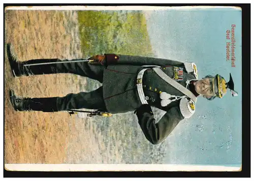 Carte de vue Generalfeldmaréchal Gottlieb Graf von Haeseler, Sonneberg 1903