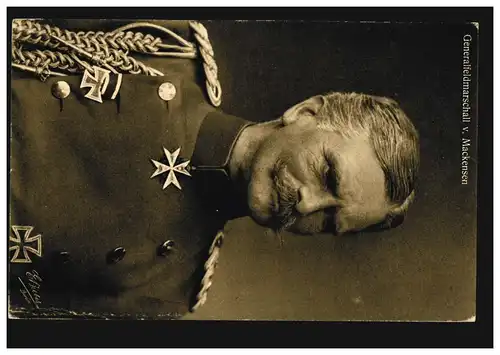 Carte de bien-être des vétérans: Maréchal général de Mackensen, inutilisé
