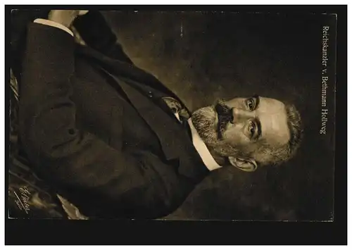 Carte de bien-être Chancelier Theuned par Bethmann Hollweg, inutilisé