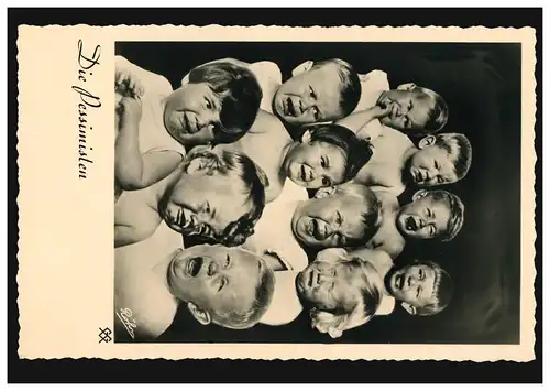 Ansichtskarte Schreiende Kinder: Die Pessimisten - ungebraucht um 1935