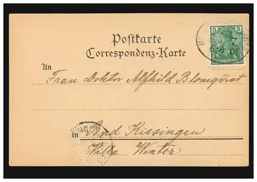 AK Hermannshof Rübeland cristalkammer, Bahnpost HEDERstadt-Tanne 6.8.2001