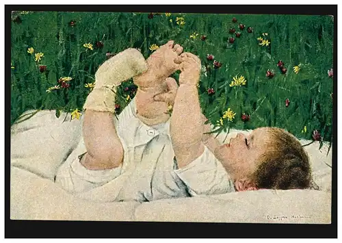 Carte d'artiste Olga Beggrow-Hartmann: l'explorateur, inutilisé