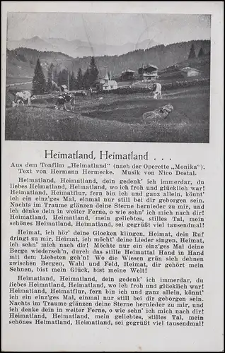 Ansichtskarte Heimatland, Heimatland ... EF 6 Pf ALTENKIRCHEN/ WESTERWALD 7.8.41
