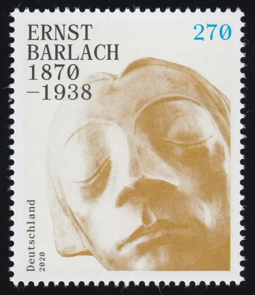3514 Ernst Barlach, nassklebend, **