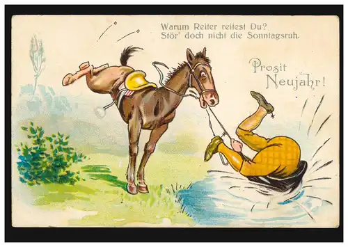 Pourquoi tu fais du cheval ? Ne dérange pas la bouffe du dimanche !