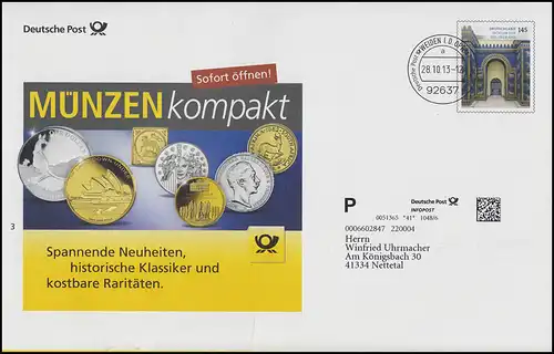 Plusbrief Ischtar-Tor: MÜNZENkompakt Das silberne Erbe Europas, Weiden 28.10.13