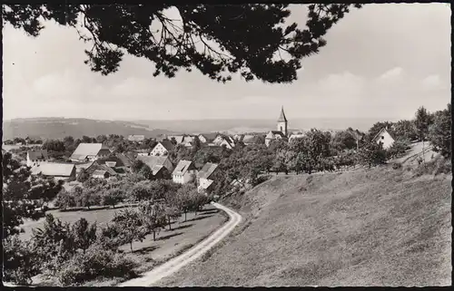 Landpost Voyagelfingen sur NEUVTADT (SCHWARZWALD) 2.8.61, carte de vue appropriée