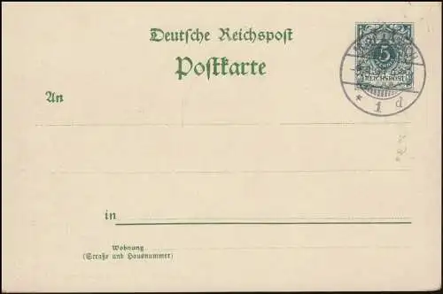 PP 9 Berlin Denkmal Kaiser Wilhelm des Grossen, Blanko-Stempel M.GLADBACH 9.3.98