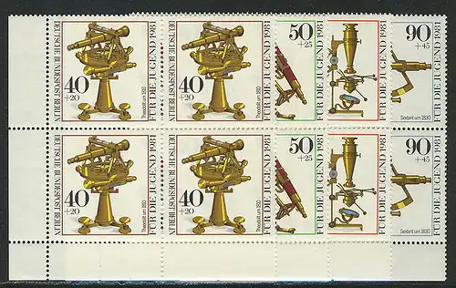 641-644 Apparence jeunesse 1981, E-Vbl et l.