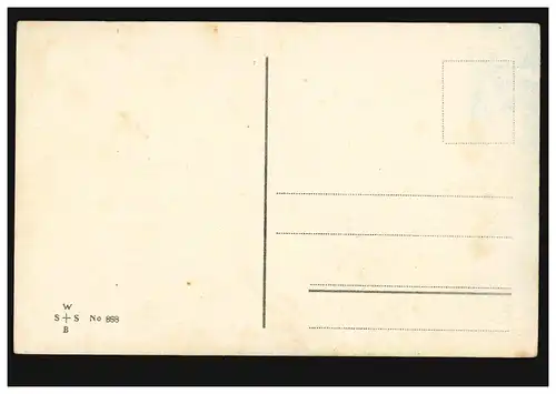 Caricature-AK Bienvenue! - Rencontre Gemse avec alpiniste inutile