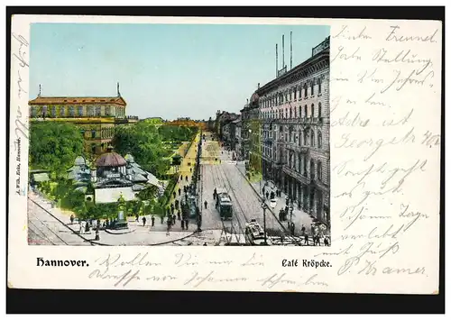 AK Hanovre: Cafe Croquette, 18.4.2004 après BÜNDE (WESTF.) 18.04.04