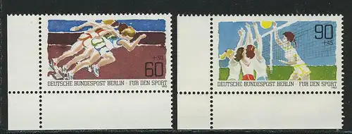 664-665 Aide sportive 1982, coin et l.