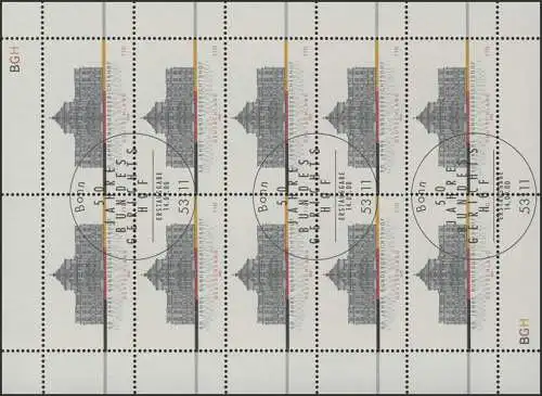 2137 BGH Bundesgerichtshof - 10er-Bogen ESSt BONN