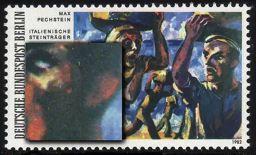 678 Bechstein avec PLF rouge sur la joue près de l'homme droit, champ 46 **