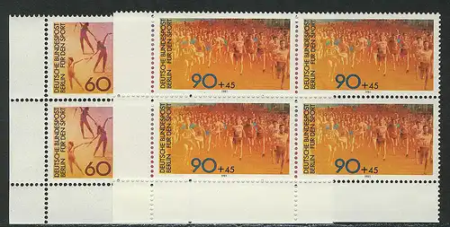 645-646 Sporthilfe 1981, E-Vbl u.l. Satz **
