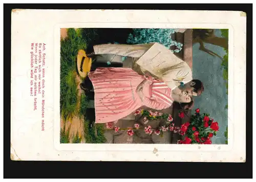Amour-AK Couple d'amour: Le baiser, LOTTE 11.9.1911