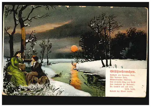 Amour-AK Ambiance en hiver: lucioles, HILDESHEIM 4.11.1915