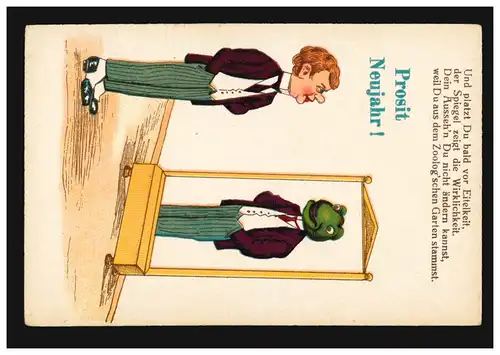 AK de dessin animé Le miroir de vanité, inutilisé