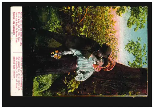 Liebes-AK Liebespaar: Heimlich, still und leise kommt die Liebe... BINDE 5.1.10