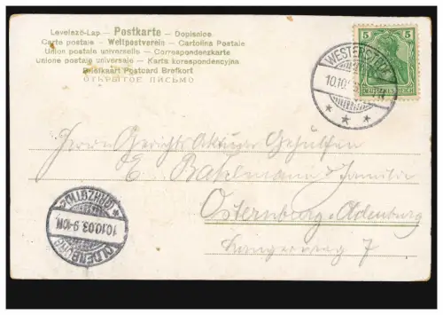 AK Margeriten, poème: Que les fleurs se flétrissent ou pas, ... 10.10.103