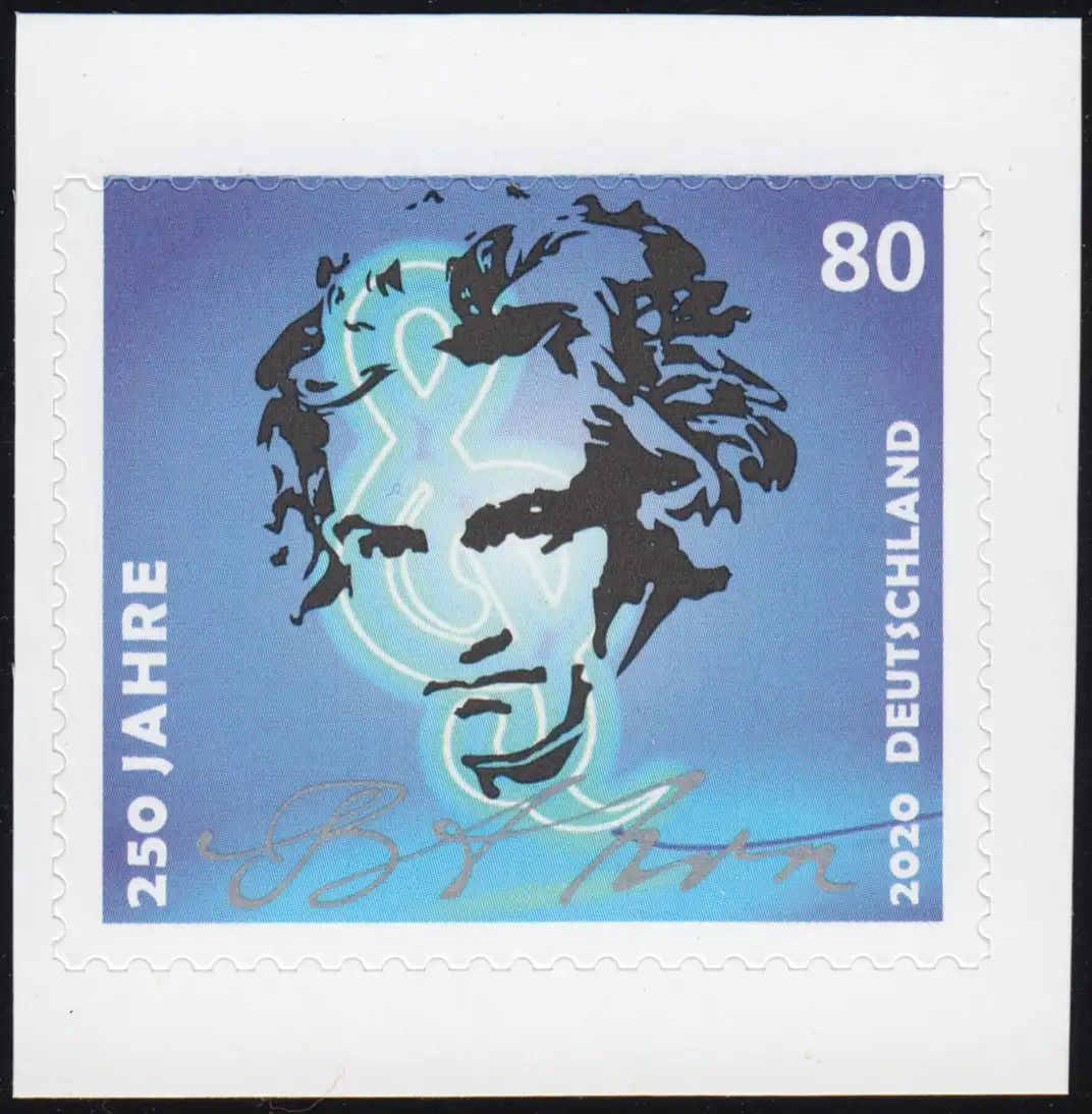 3520 Ludwig van Beethoven, selbstklebend aus MH 116, **