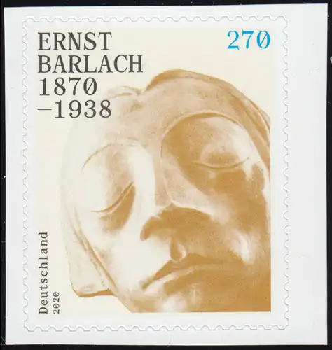 3521 Ernst Barlach, autocollant en MH 117, **