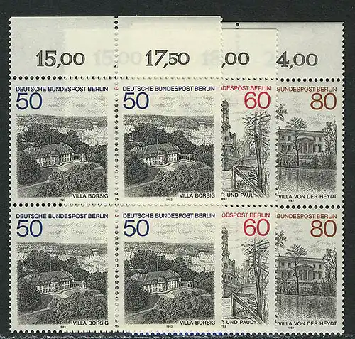 685-687 Berlin-Ansichten 1982, OR-Vbl Satz **