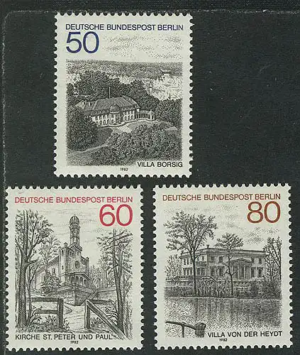 685-687 Berlin-Ansichten 1982, Satz **