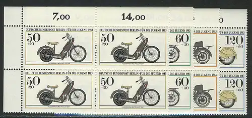 694-697 Jeunes motos 1983, E-Vbl o.l. Set **