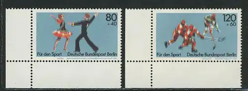 698-699 Sporthilfe 1983, Ecke u.l. Satz **