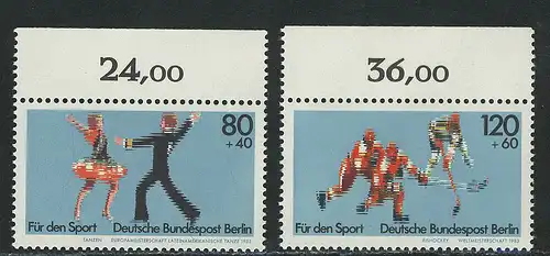 698-699 Aide sportive 1983, Oberrand, phrase **