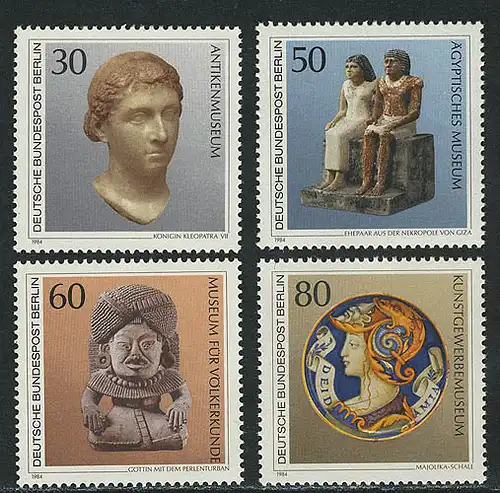 708-711 Kunstschätze 1984, Satz **