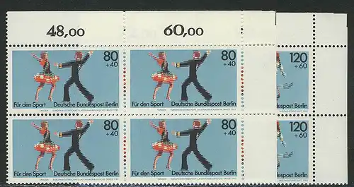 698-699 Sporthilfe 1983, E-Vbl. o.r. Satz **