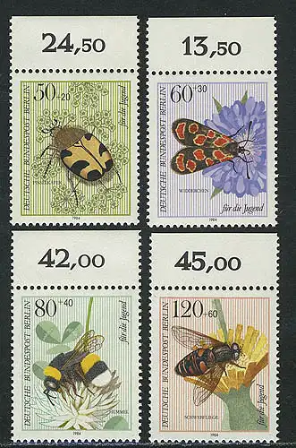 712-715 jeunes pollinisateurs 1984, Oberrand, phrase **