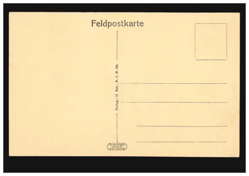 AK Kronprinz Georg Denkmal des II. Batl. Res. Inf. Regiment 104, ungebraucht 