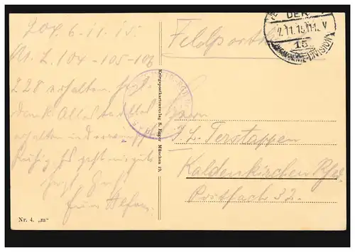 AK Samaritain service photo dans le pays ennemi, post sur le terrain 7.11.15 avec BS