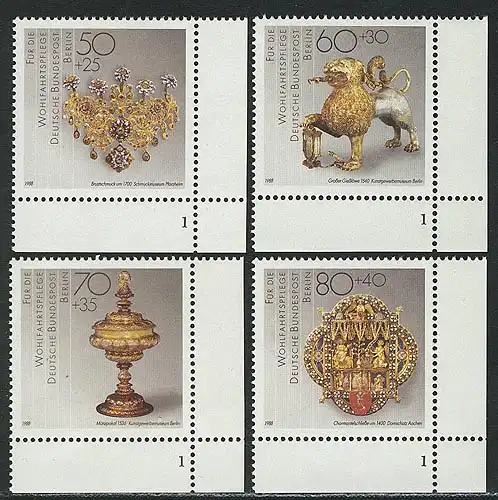 818-821 Wofa Schmiedekunst 1988, FN1 Satz **