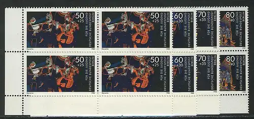 807-810 Jugend musiziert 1988, E-Vbl u.l. Satz **