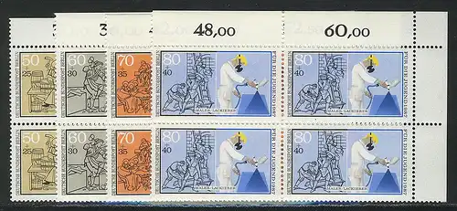 780-783 Jugend Handwerksberufe 1987, E-Vbl. o.r. Satz **