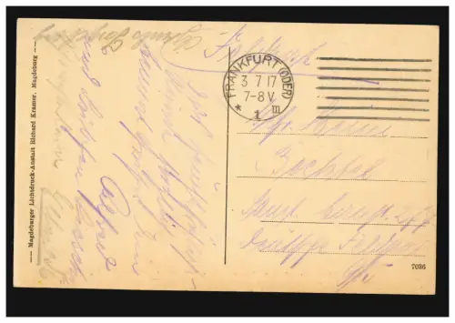 AK Feldgrau est le mot d'ordre ! Femme en uniforme, poste de champ REIFFRERSSCHEID 2.11.1915