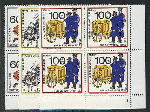 852-854 Wofa Postbeförderung 1989, Vbl FN 1 Satz **