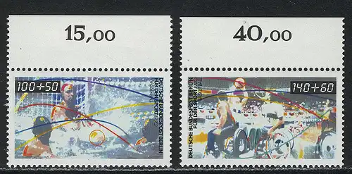 864-865 Sporthilfe 1990, Oberrand, Satz **