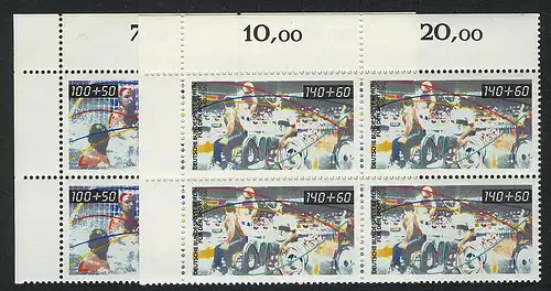 864-865 Sporthilfe 1990, E-Vbl o.l. Satz **