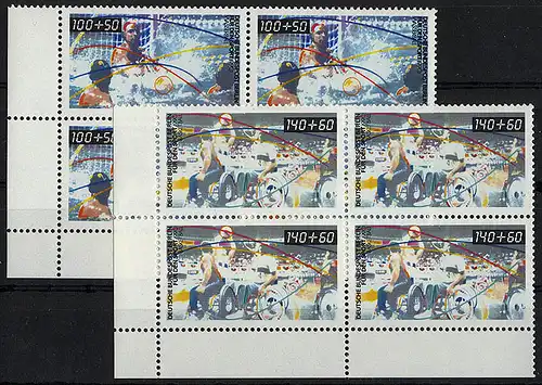 864-865 Sporthilfe 1990, E-Vbl u.l. Satz **